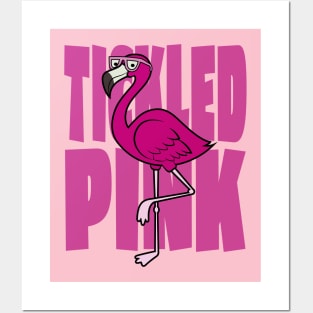 Tickled Pink Flamingo Posters and Art